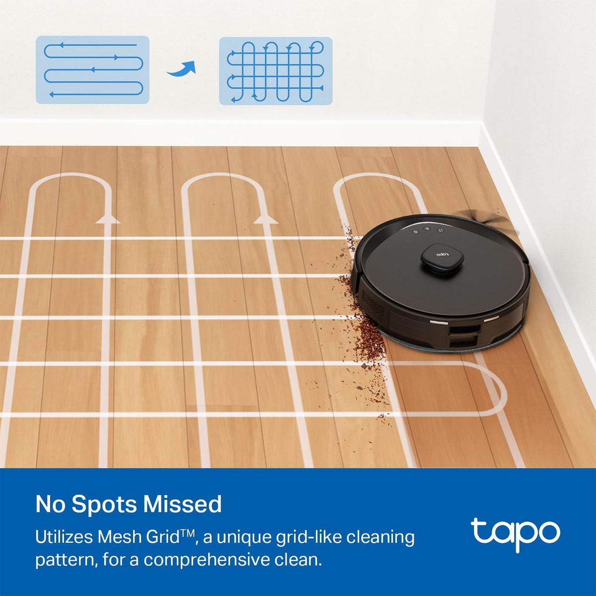 Tapo LiDAR Robot Vacuum And Mop With Self-Emptying Dock, 5300Pa - RV30 Max Plus