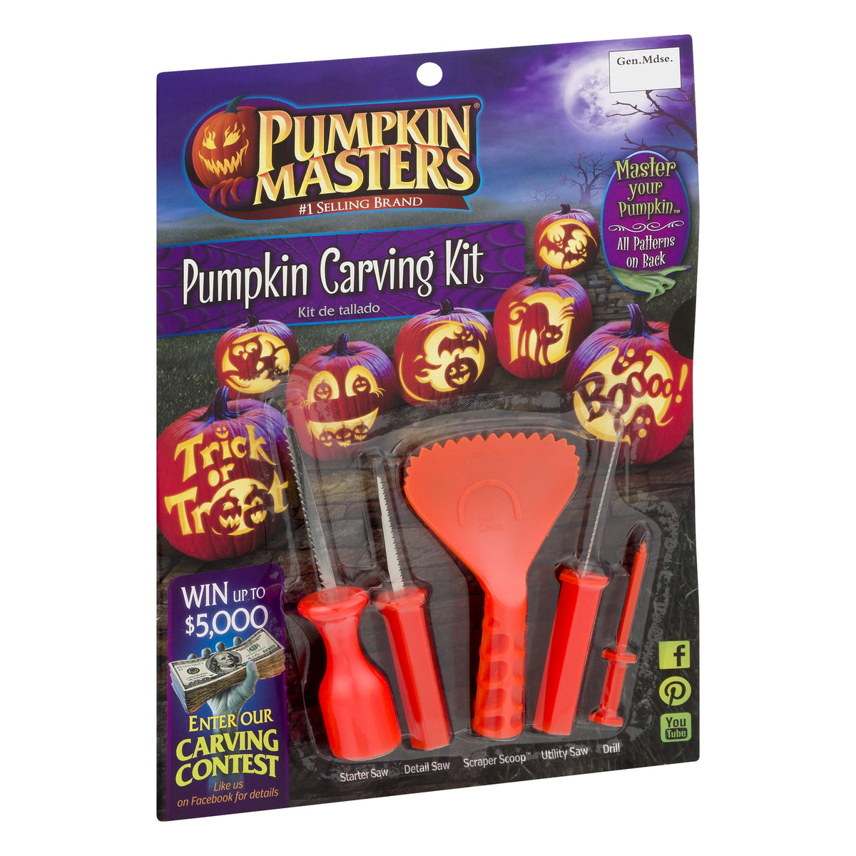 Pumpkin Masters Pumpkin Carving Kit 15 Pieces 1 ea