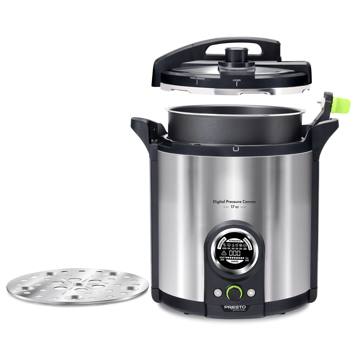 Presto 17 Qt Stainless Steel Electric Pressure Canner, Silver - 02152