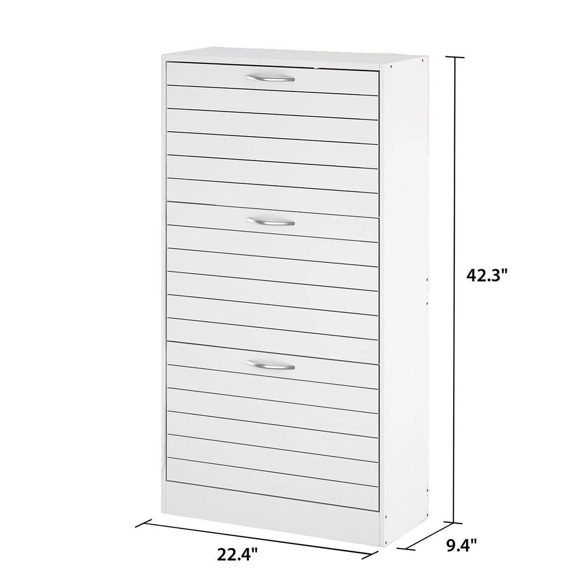Modern Flip-Down Shoe Storage Cabinet