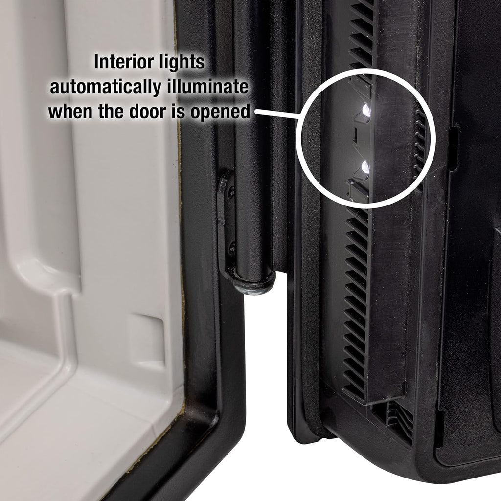 1.23 Cu Ft Waterproof And Fireproof Digital Safe Box - Alloy Steel