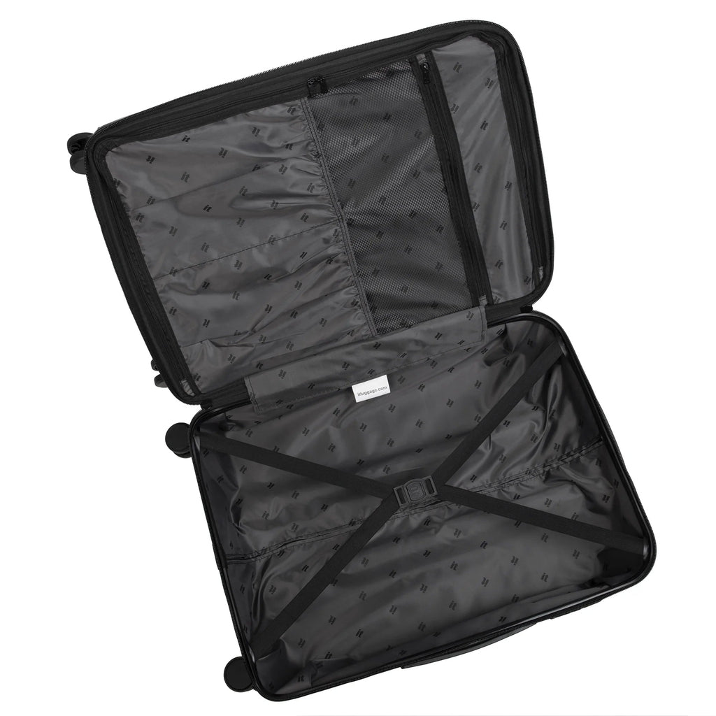 it luggage Legion 28 in Hardside Checked 8 Wheel Expandable Spinner Luggage, Asphalt Black