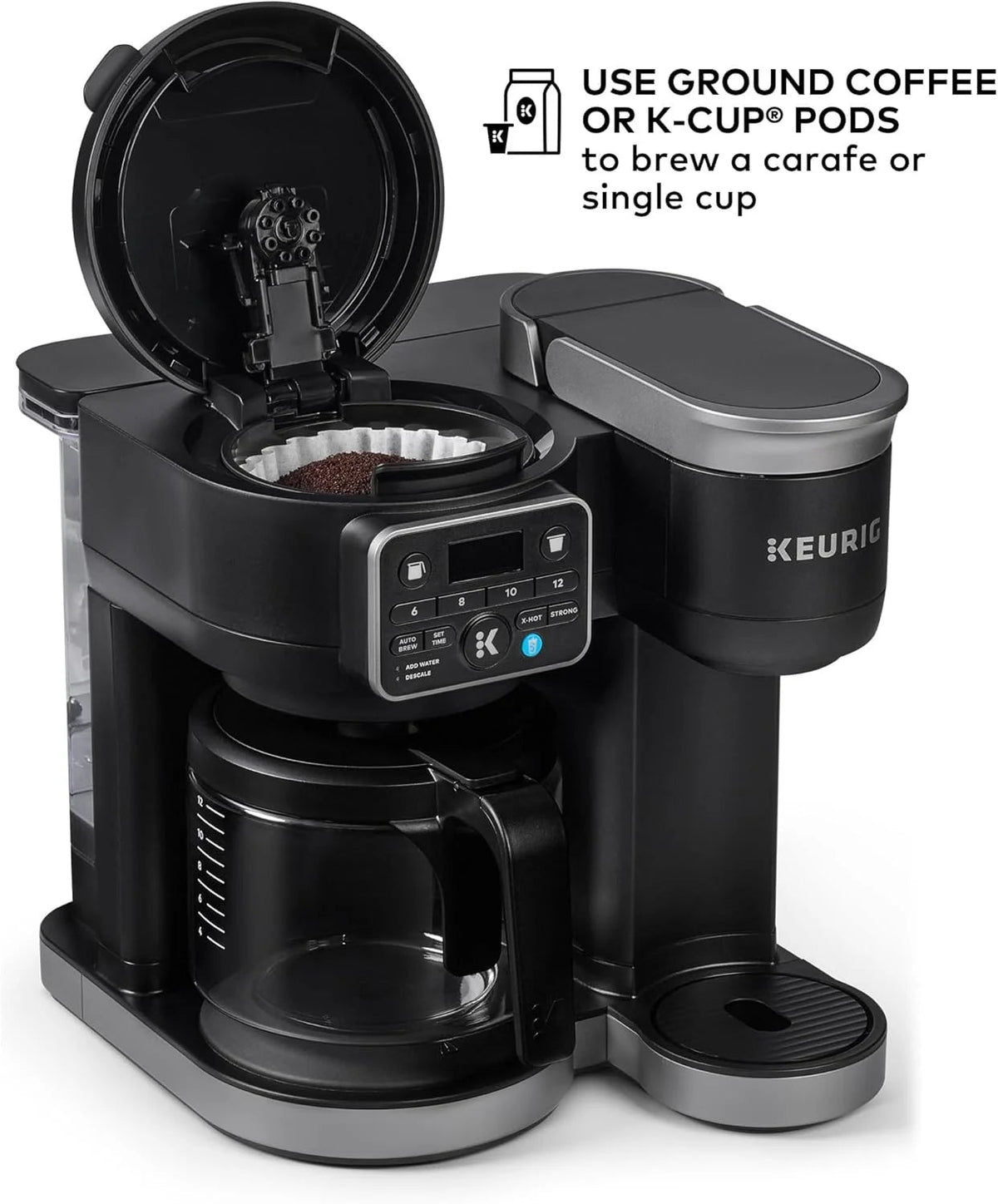 Keurig Hot & Iced Single Serve And Carafe Coffee Maker, 72oz - K-Duo Gen 2