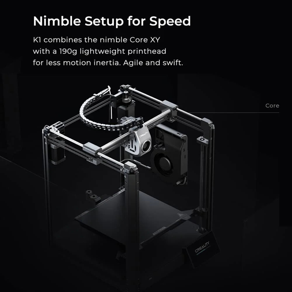 Comgrow Creality Smart G Auto Leveling 3D Printer With Dual-Gear Extruder, 250mm - K1