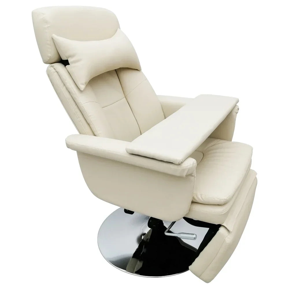 INTBUYING Facial Beauty Spa Salon Chair, White, Pneumatic 440LB Capacity, 360 Degree Rotation - TT-300100
