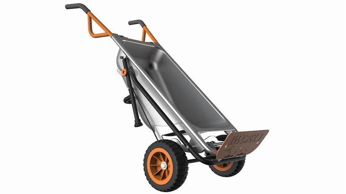 WORX Aerocart 8-In-1 Multifunction Wheelbarrow Dolly Cart Garden Carrier - WG050
