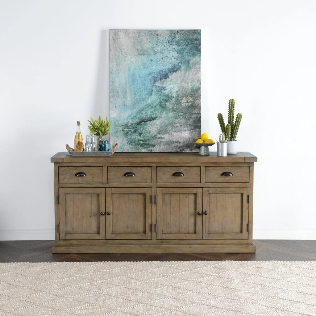 Kosas Home Reclaimed Pine Sideboard, Weathered Brown - Quincy
