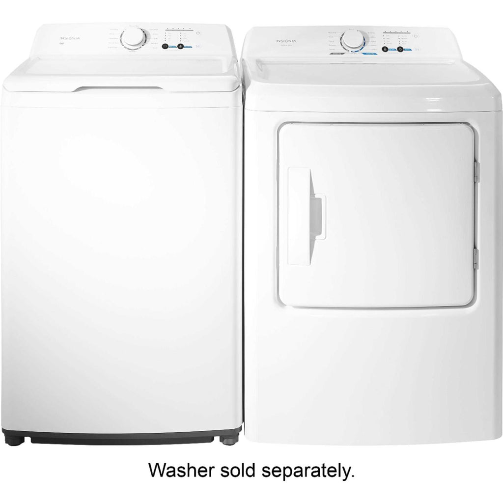 Insignia 6.7 Cu. Ft. 12-Cycle Electric Dryer With Steam - NS-TDRE67W1