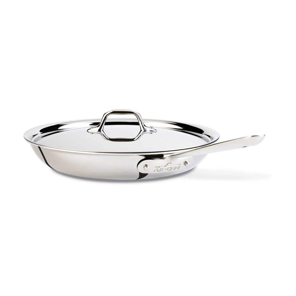All-Clad D3 Stainless Steel 12-Inch Fry Pan With Lid