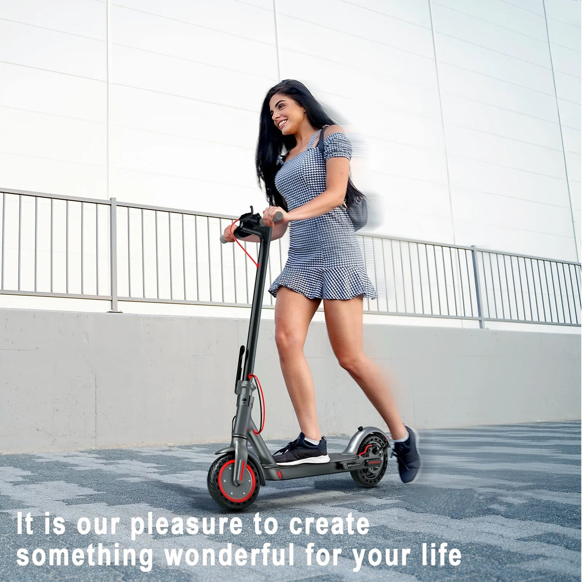 AOVOPRO Foldable Electric Scooter For Adults, 350W, 8.5 inch, 21 Miles Range - ES80