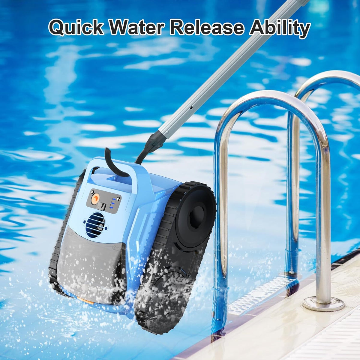 Robotic Pool Cleaner for Inground and Above Ground Pools, 180 Min, 2100 Sq. Ft. - SAT20 PRO