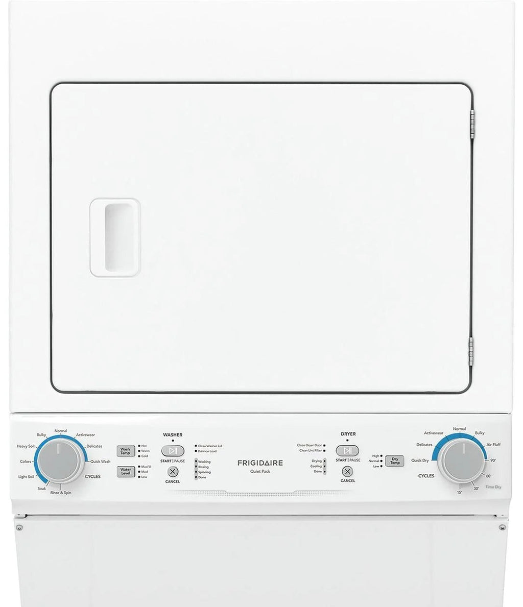 Frigidaire Electric Washer And Dryer, 5.5 Cu. Ft., White, 120 V