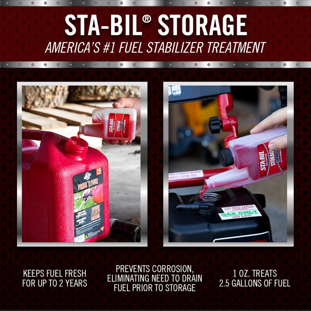 STA-BIL Storage Fuel Stabilizer Gasoline Treatment 32 Fl. Oz. - Treats 80 Gallons