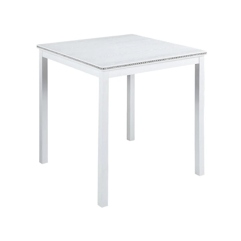 Modern 5-Piece Counter Height Dining Set With Square Table And 4 Upholstered Chairs