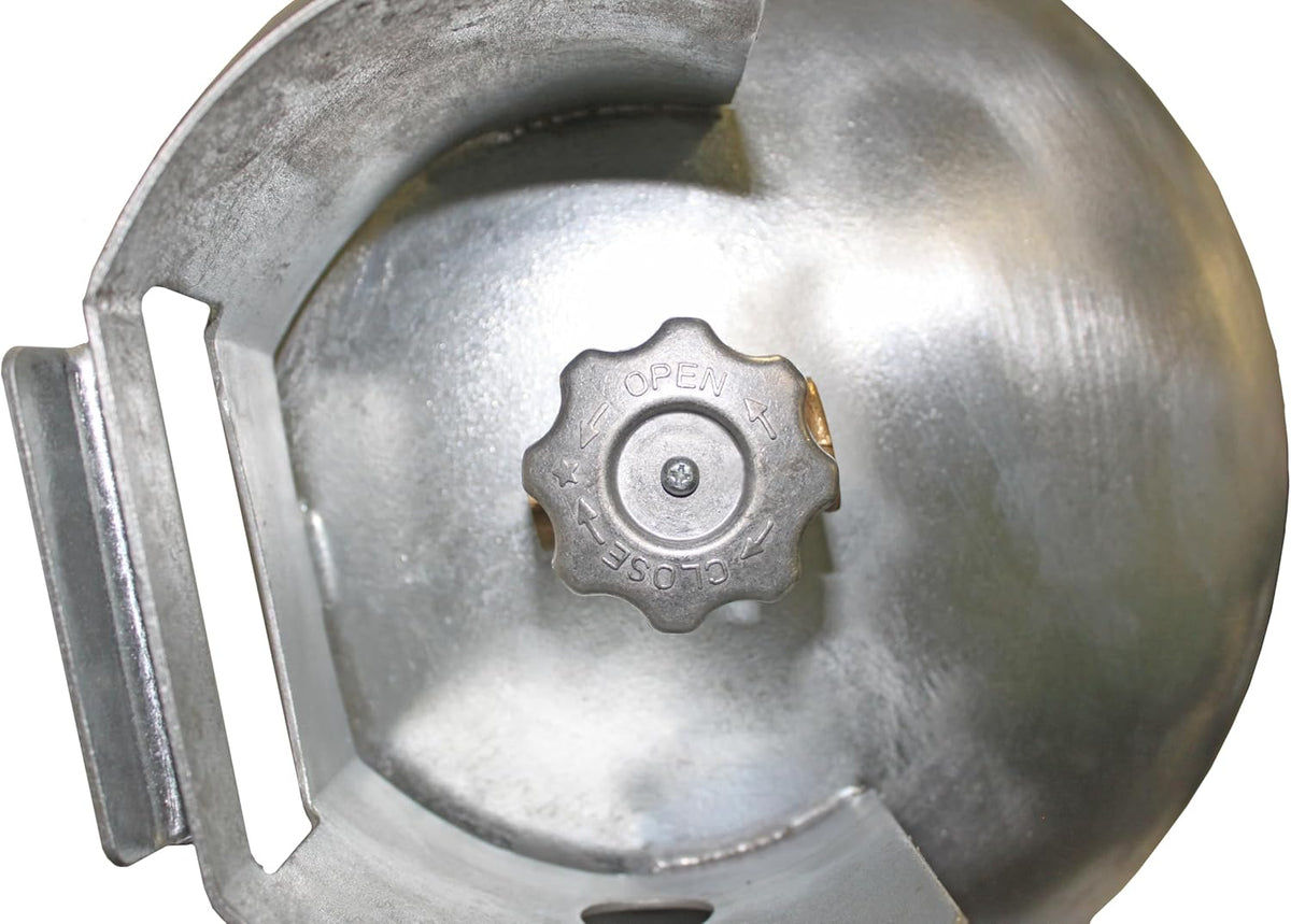 100 lb Steel Propane Tank Cylinder With POL Valve - valve108270_163892