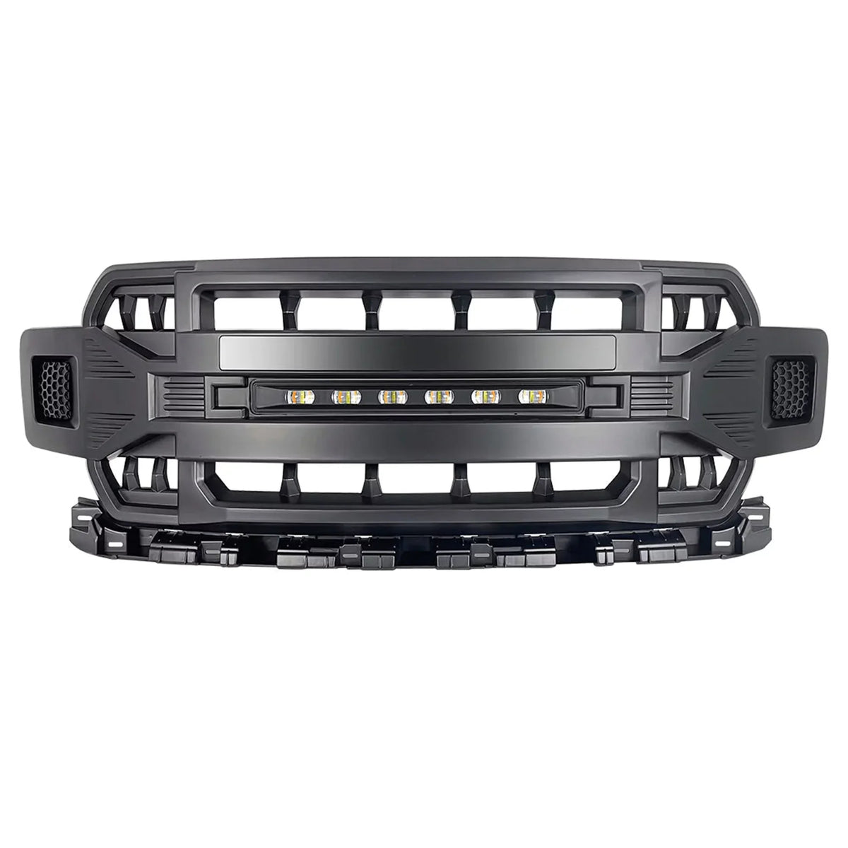 AMERICAN MODIFIED Armor Grille Compatible With 2018-2020 Ford F150 - Matte Black