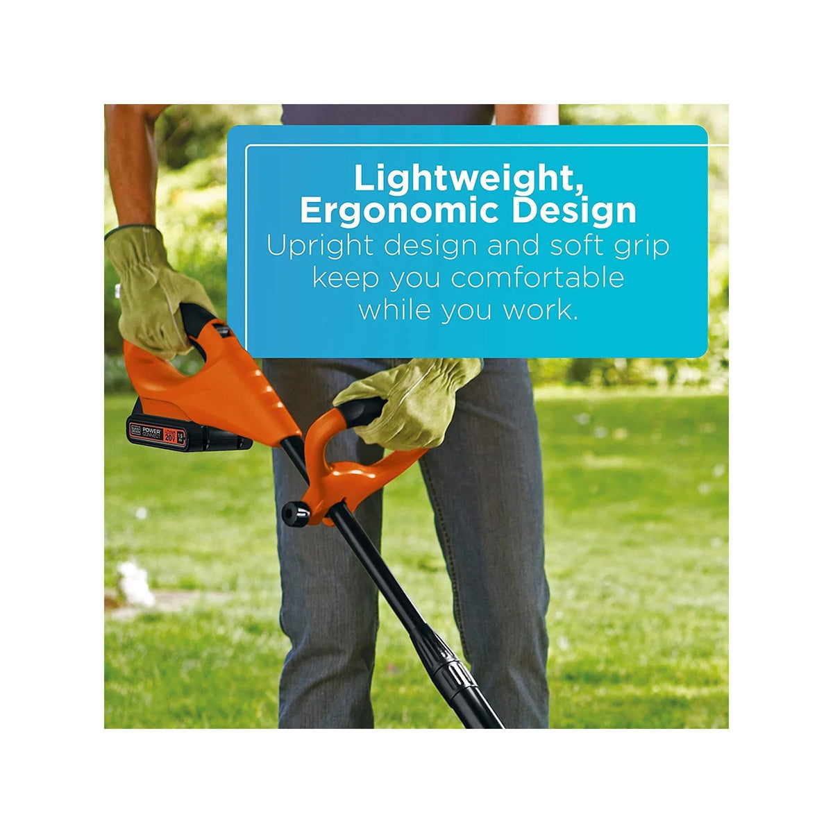 Black+Decker 20V Max Lithium Garden Cultivator - LGC120