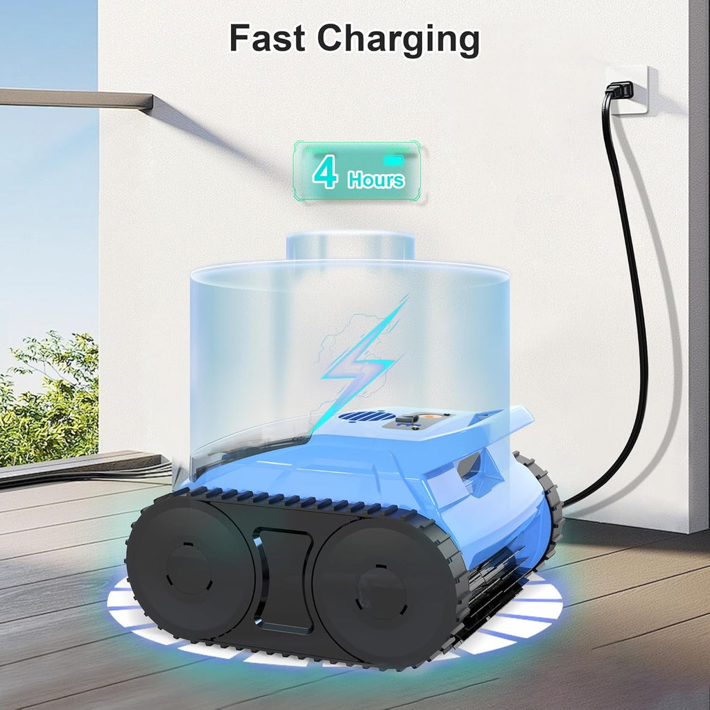 Robotic Pool Cleaner for Inground and Above Ground Pools, 180 Min, 2100 Sq. Ft. - SAT20 PRO