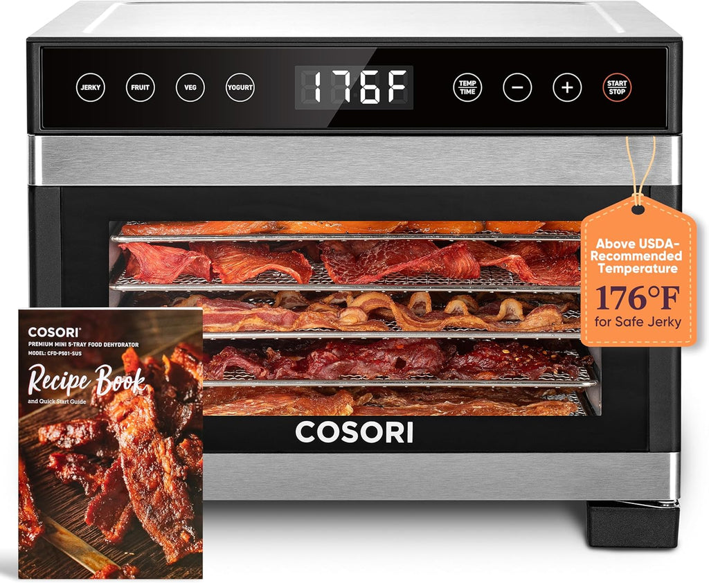 COSORI Food Dehydrator With 6.5 Inch Drying Space, 600W