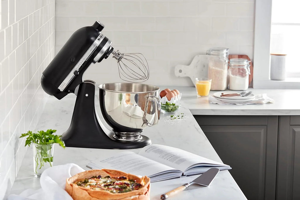 5-Quart Tilt-Head Stand Mixer With Stainless Steel Bowl, 10 Speeds