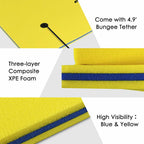 Floating Water Pad, 9 x 6 ft, 3-Layer XPE Foam