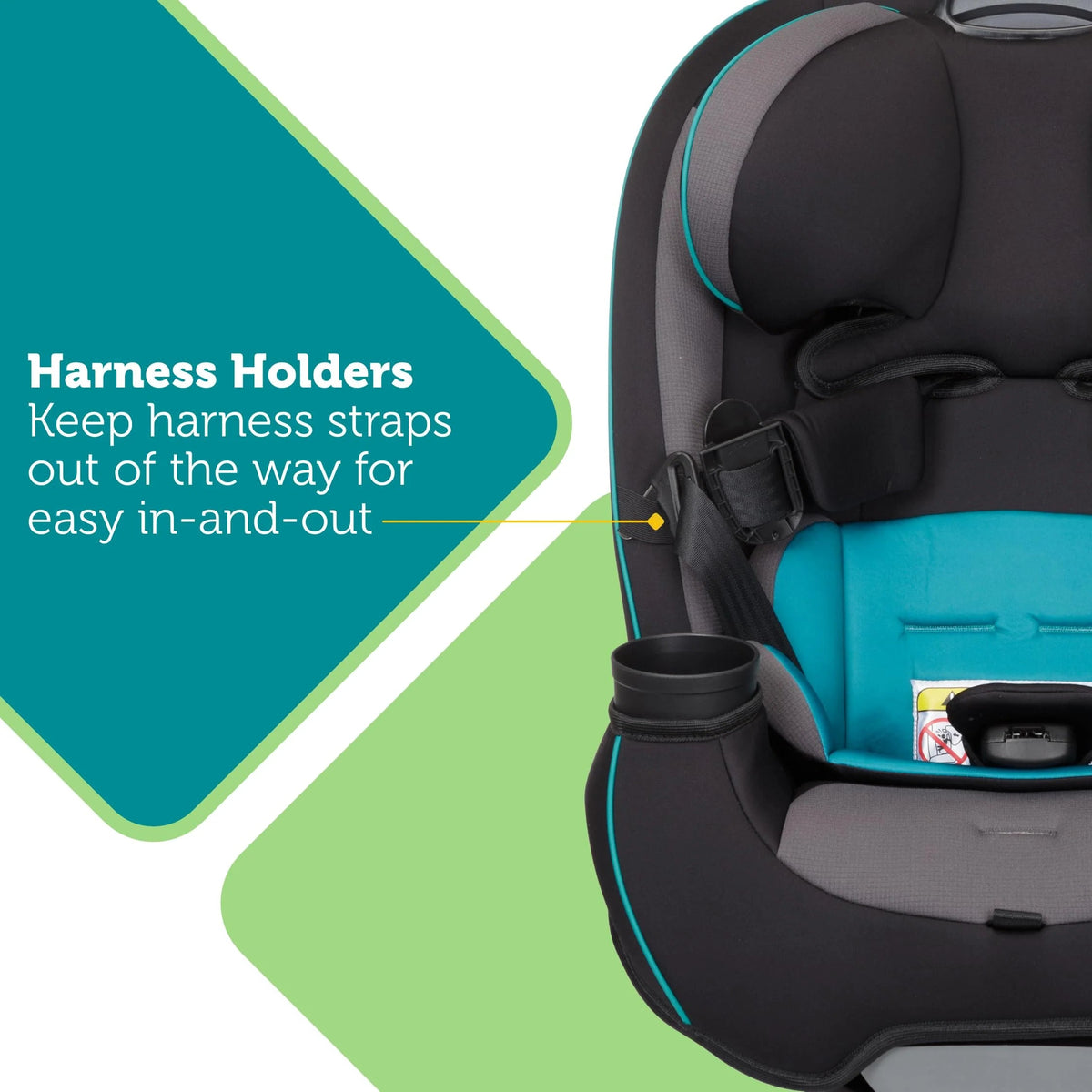 3-in-1 Slim Convertible Car Seat, 5-100 Lbs