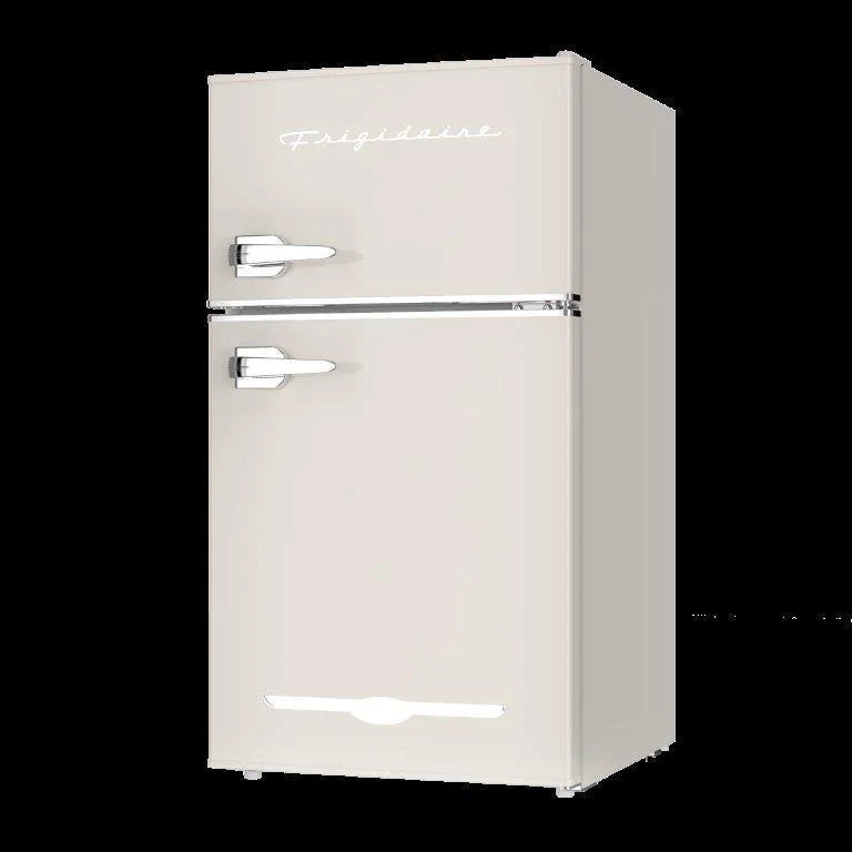 Frigidaire 3.1 Cu. Ft. 2-Door Retro Compact Refrigerator With Built-In Side Bottle Opener - Cream
