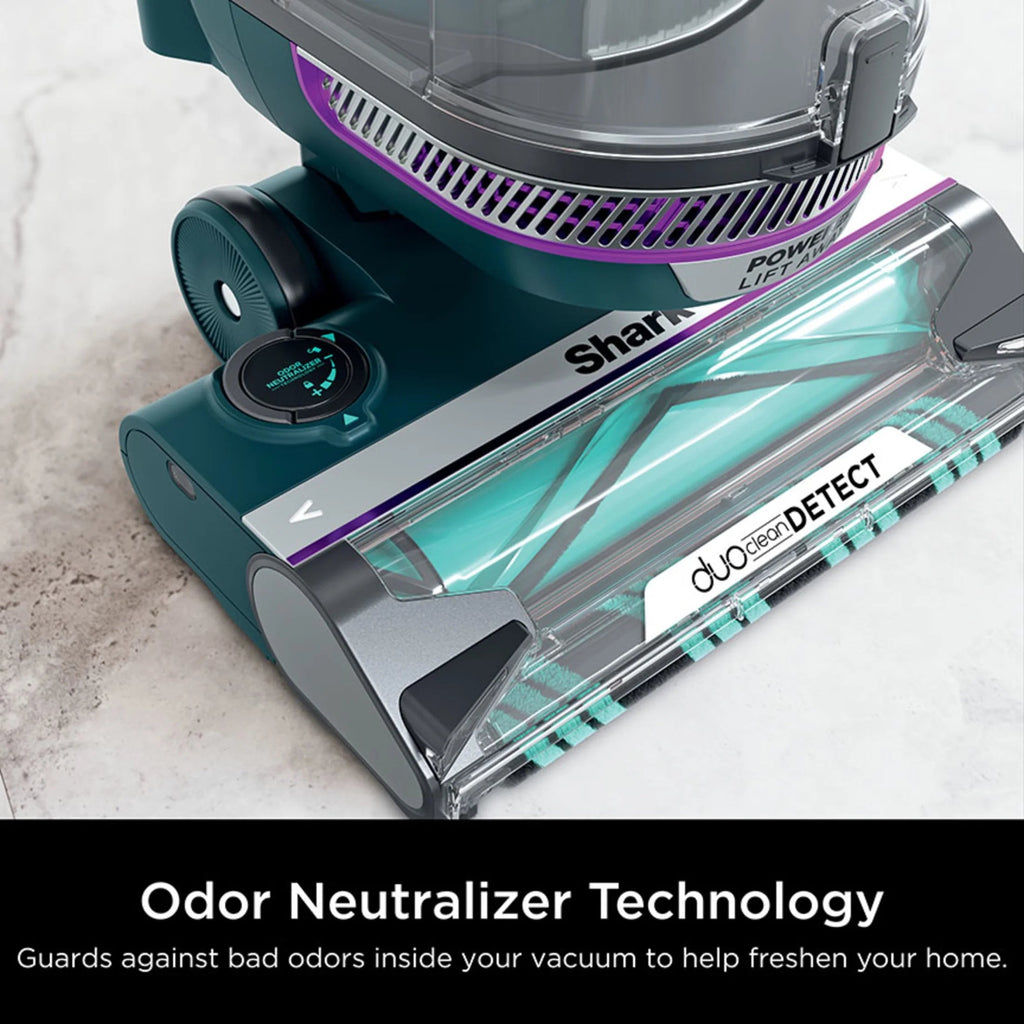 Shark POWERDETECT Upright Vacuum With DuoClean Detect, Black/Teal - AZ4000