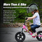 Strider 12 Sport Balance Bike, Pink, Ages 18 Months-5 Years - 12 Sport