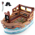 Inflatable Pirate Ship Playscape With Built-In Motor