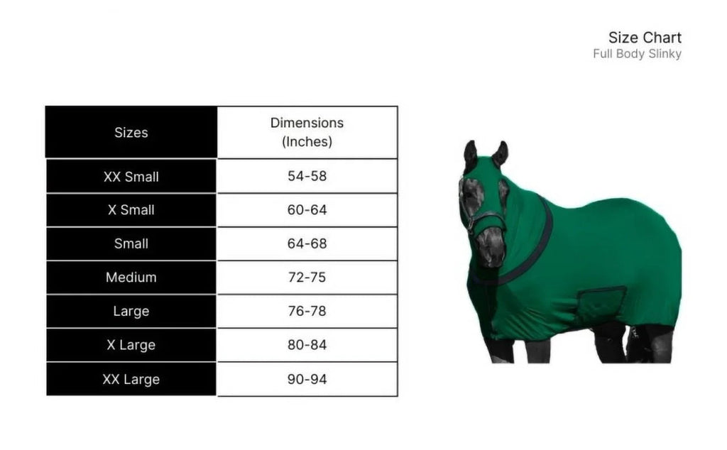 Horse Full Body Slinky With Full Zipper Face - Lycra Material, 11 Colors