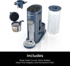 Ninja Pods & Grounds Single-Serve Coffee Maker, 56-oz. Reservoir, Stone - PB041ST