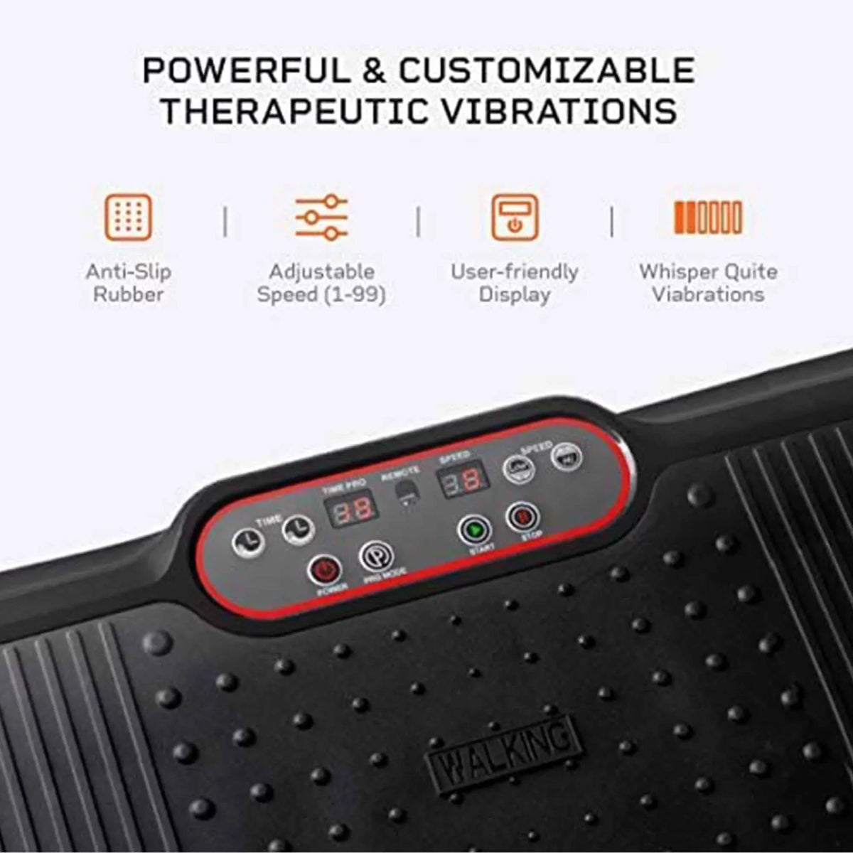 LifePro Waver Vibration Plate Exercise Machine With Remote And Exercise Bands