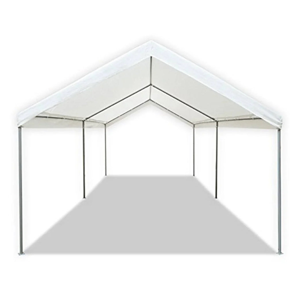 Caravan Canopy Sports Portable Garage Heavy Duty Shelter, White, 10x20 ft - Domain