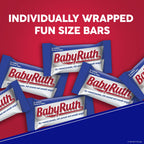 Baby Ruth Halloween Candy Bars Fun Size, Bulk Candy for Party Favors
