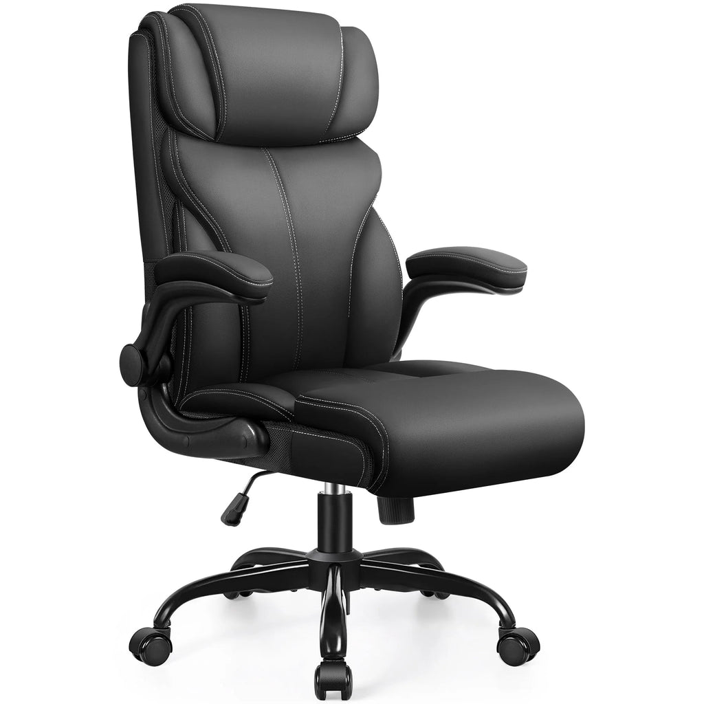 HeroSet Big And Tall Executive Office Chair With PU Leather, 400 lbs Capacity