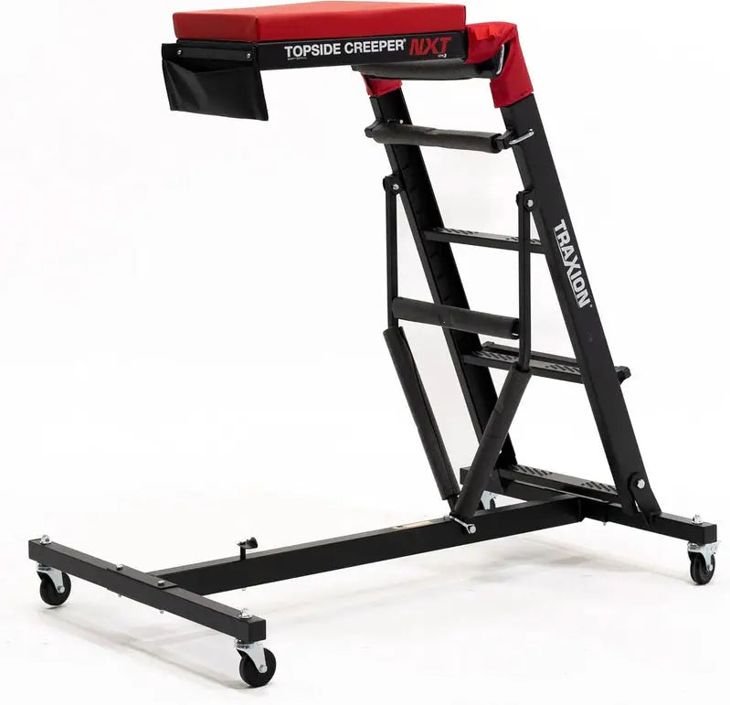 Traxion Engine Creeper, Low-Profile Foldable Topside Service Mat, Black - 3-200 NXT