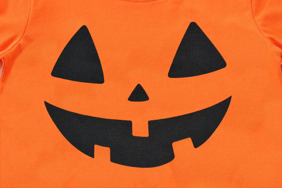 Rimyaw Boys Halloween Tee Shirts Toddler Pumpkin Graphic Short Sleeve Tops 3T