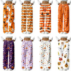Women's Halloween Flannel Pajama Pants Comfy Drawstring Halloween Pajamas Cozy Warm Halloween Lounge Pants Bottoms S-2XL