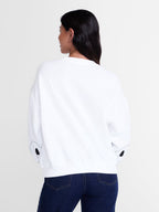 Halloween Women's Hey Boo Graphic Sweatshirt with Long Sleeves