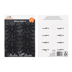 Glitter Spiders Decorations, Black, 8 Count, Halloween by Way To Celebrate