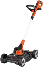 BLACK+DECKER Cordless 3-in-1 String Trimmer, Lawn Mower And Edger, 12-Inch, 20V - MTC220