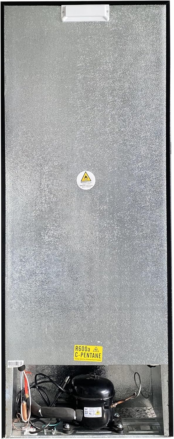 Frigidaire Upright Freezer, 6.5 cu. ft., Silver, 21in D x 23in W x 56in H - EFRF696-AMZ
