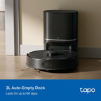 Tapo LiDAR Robot Vacuum And Mop With Self-Emptying Dock, 5300Pa - RV30 Max Plus