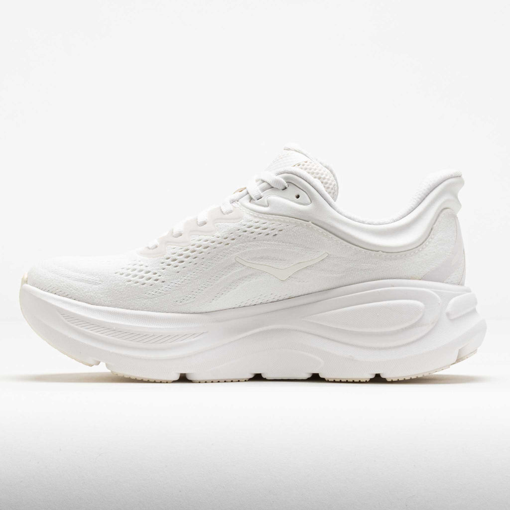 Women's Running Shoes, White/White - Bondi 9