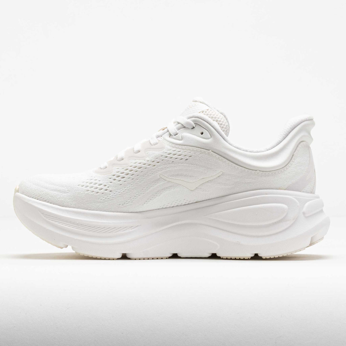 Women's Running Shoes, White/White - Bondi 9