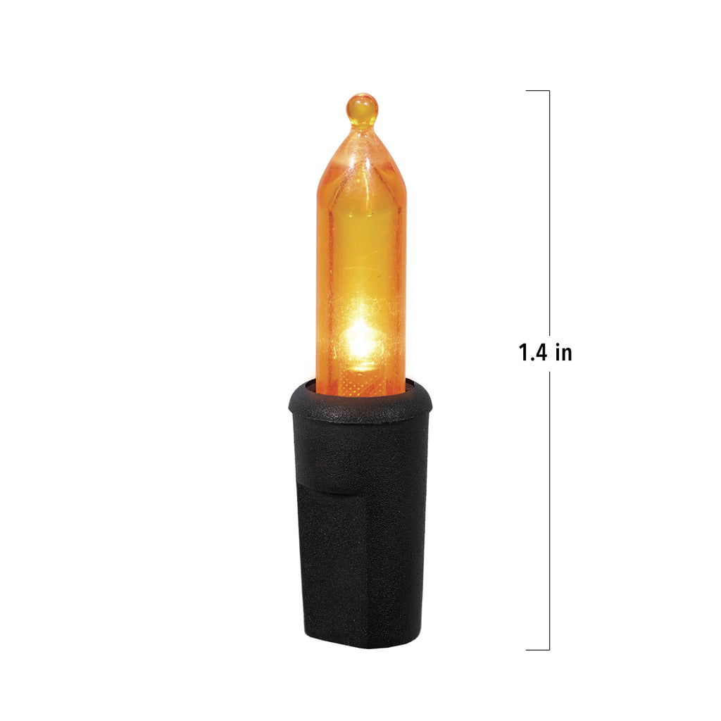 Indoor/Outdoor 100-Count LED Mini String Lights, 19.5', Halloween by Way To Celebrate