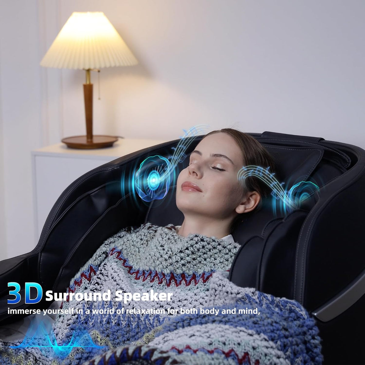 MYTHIA Full Body Zero Gravity Massage Chair With SL Track, 12 Auto Modes - A303C
