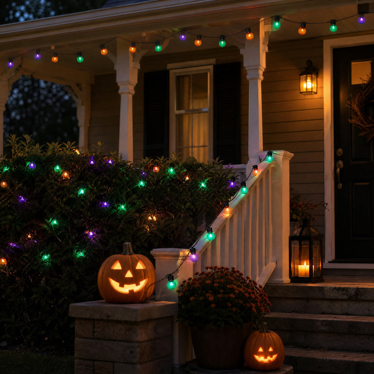 Indoor/Outdoor 70-Count LED G30 Globe String Lights, 21', Halloween by Way To Celebrate