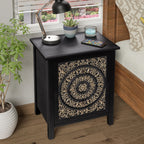 Farmhouse Fully Assembled Nightstand With 2 Drawers